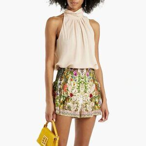 Diane Von Furstenberg New Dover Silk Crepe Top